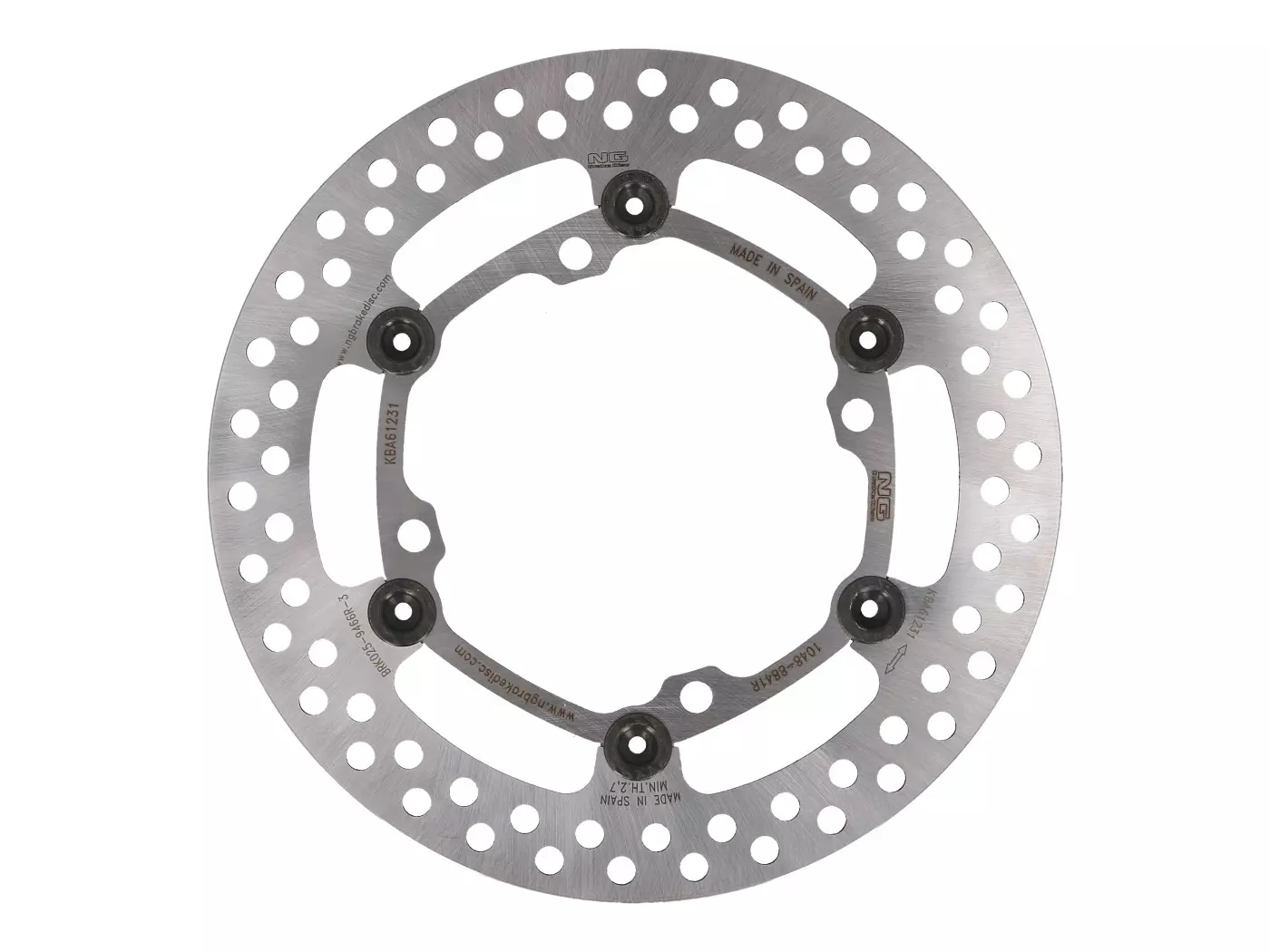 Brake Disc NG Floating Type For Suzuki RM-Z 450, RMX 450 Front