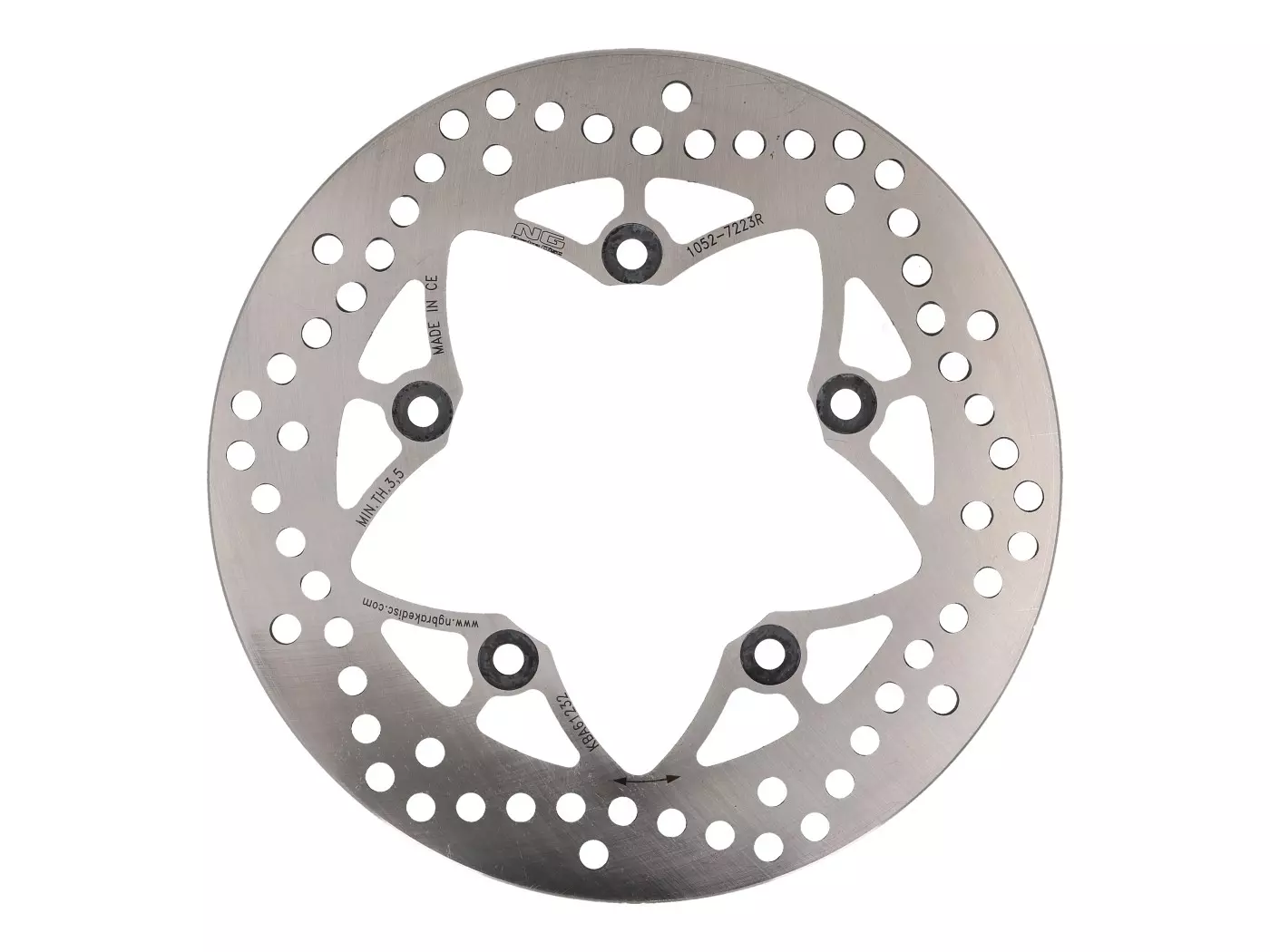 Buy now: Brake Disc NG For Ducati 749, Biposto, Desmosedici RR Rear Brake Disc NG For Ducati 749, Biposto, Desmosedici RR Rear