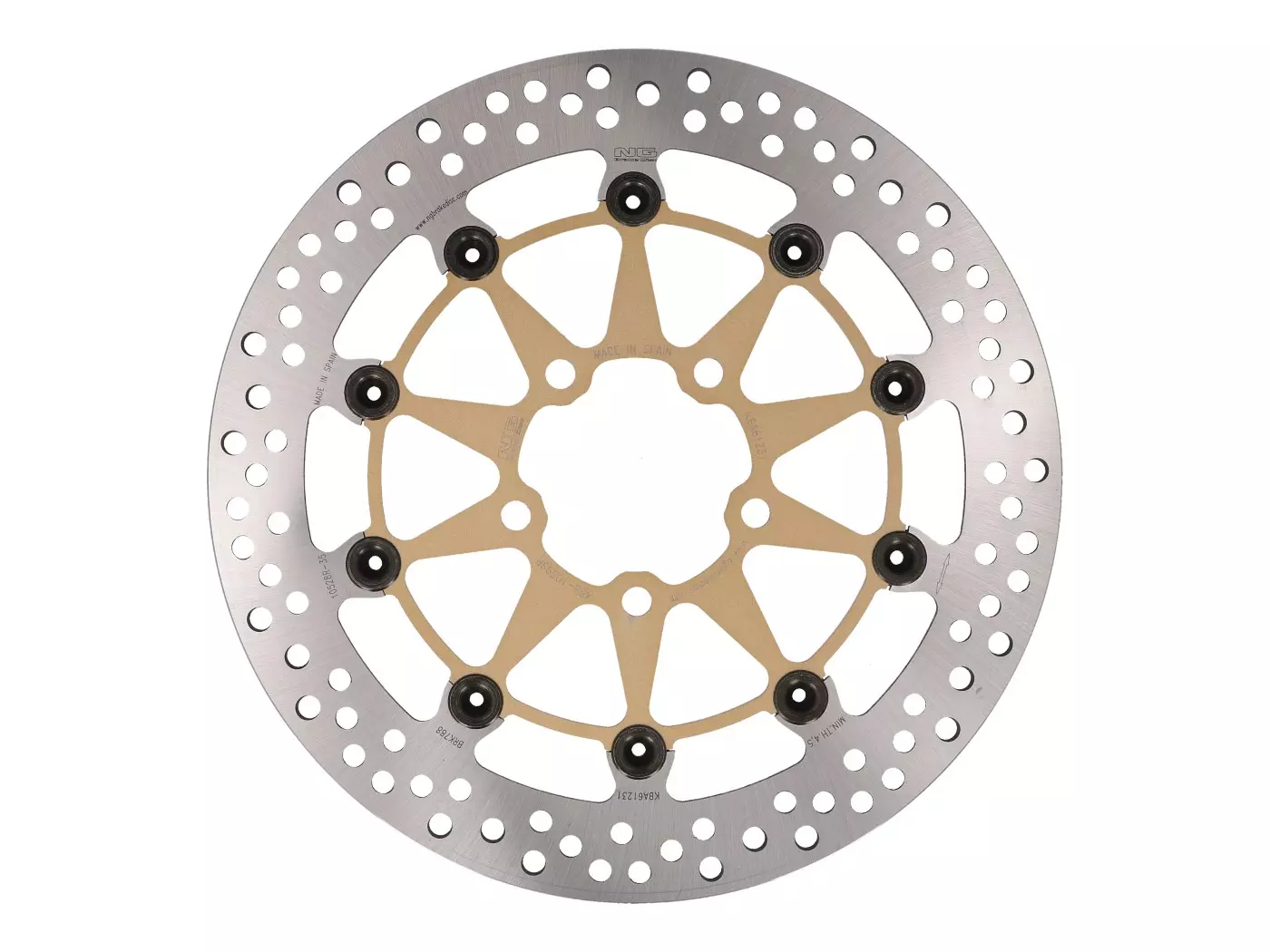 Buy now: Brake Disc NG Floating Type For Kawasaki KLV 1000, Suzuki SV, V-Strom Front Brake Disc NG Floating Type For Kawasaki KLV 1000, Suzuki SV, V-Strom Front