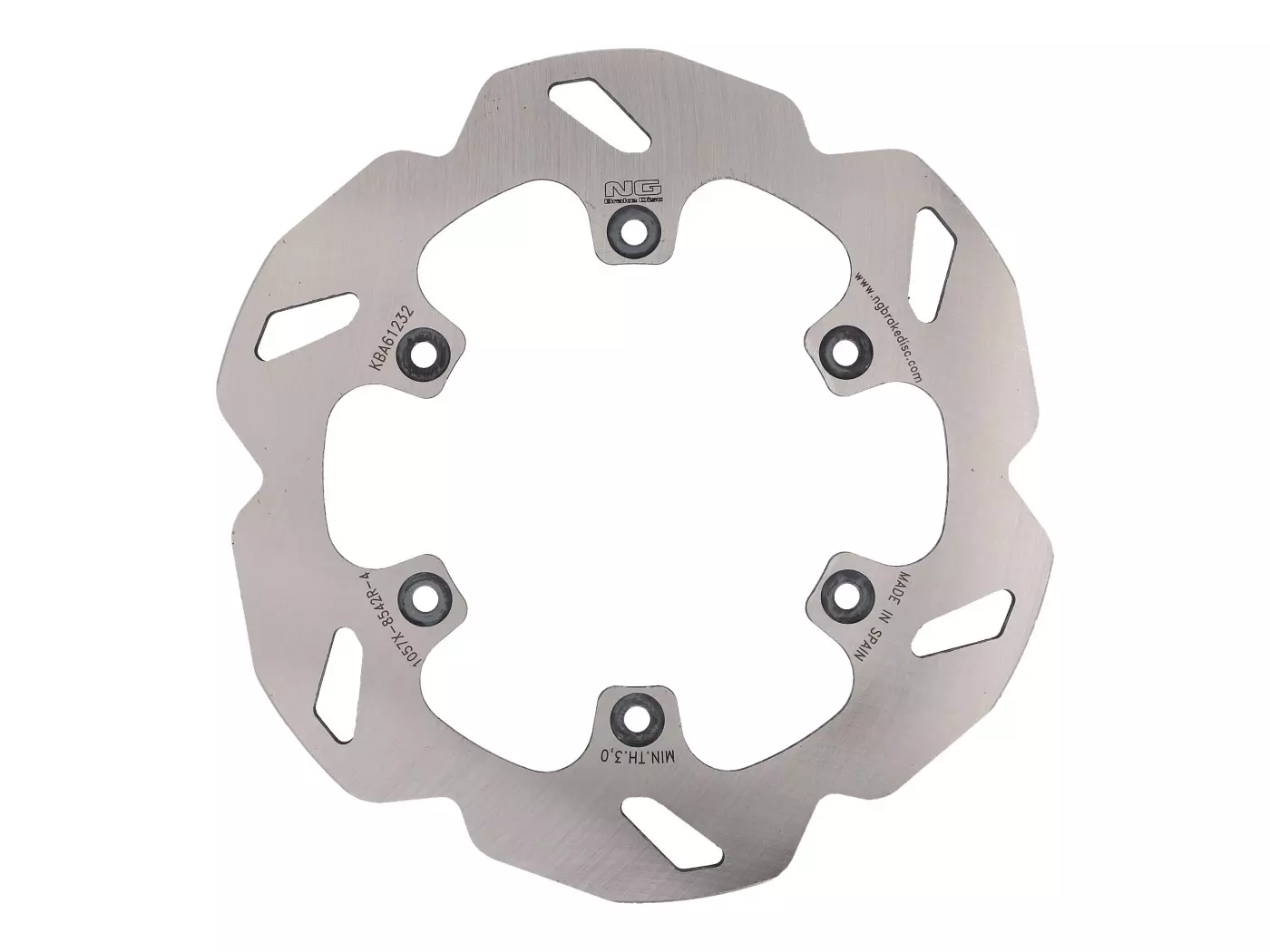 Buy now: Brake Disc NG Wavy For CCM CR, Dualsport, F, FT, SR, Fantic, Gas Gas Rear Brake Disc NG Wavy For CCM CR, Dualsport, F, FT, SR, Fantic, Gas Gas Rear