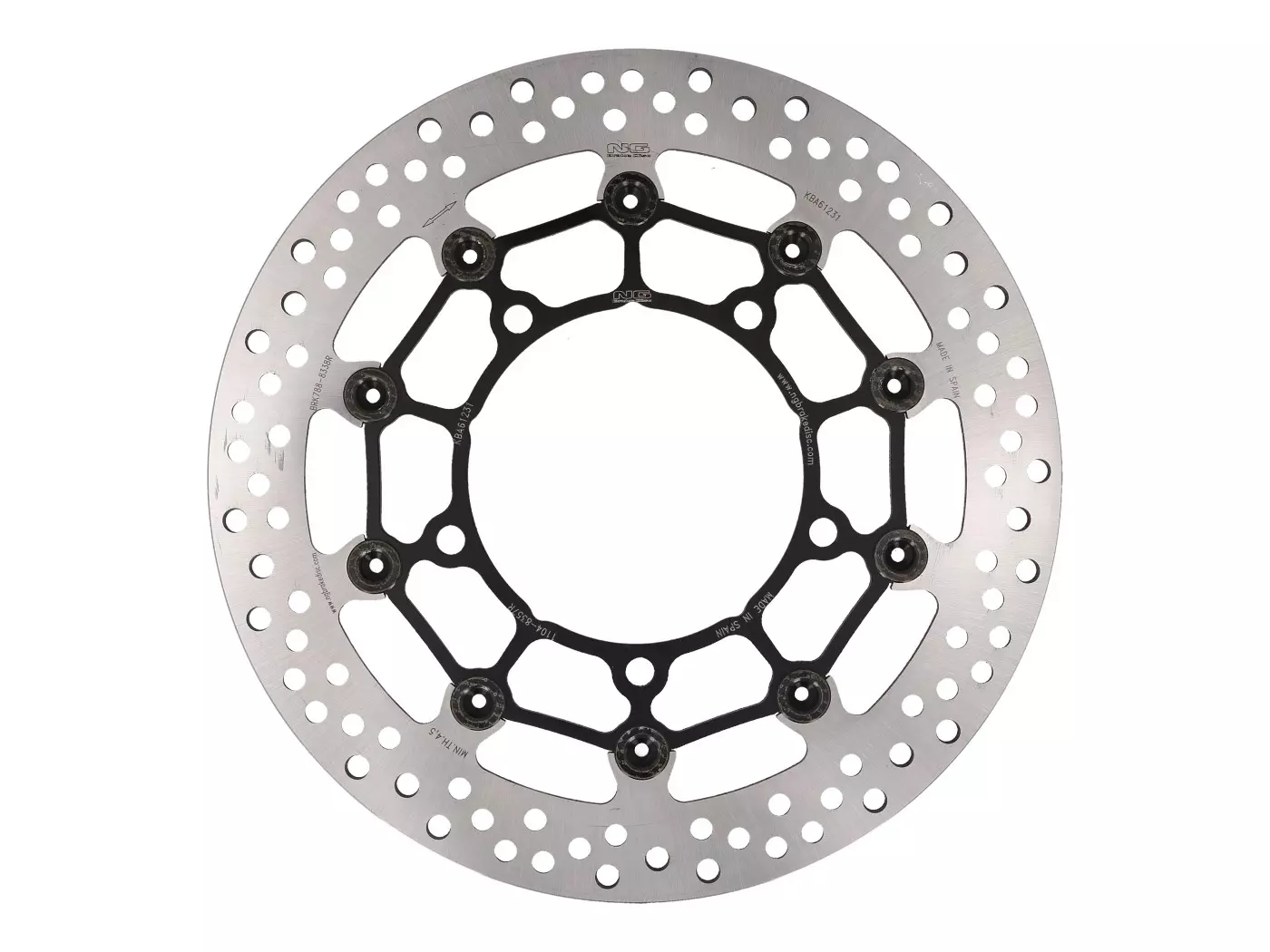 Brake Disc NG Floating Type For Suzuki B-King, GSF Bandit, GSR, GSX F, GSX-R, V-Strom, VLZ