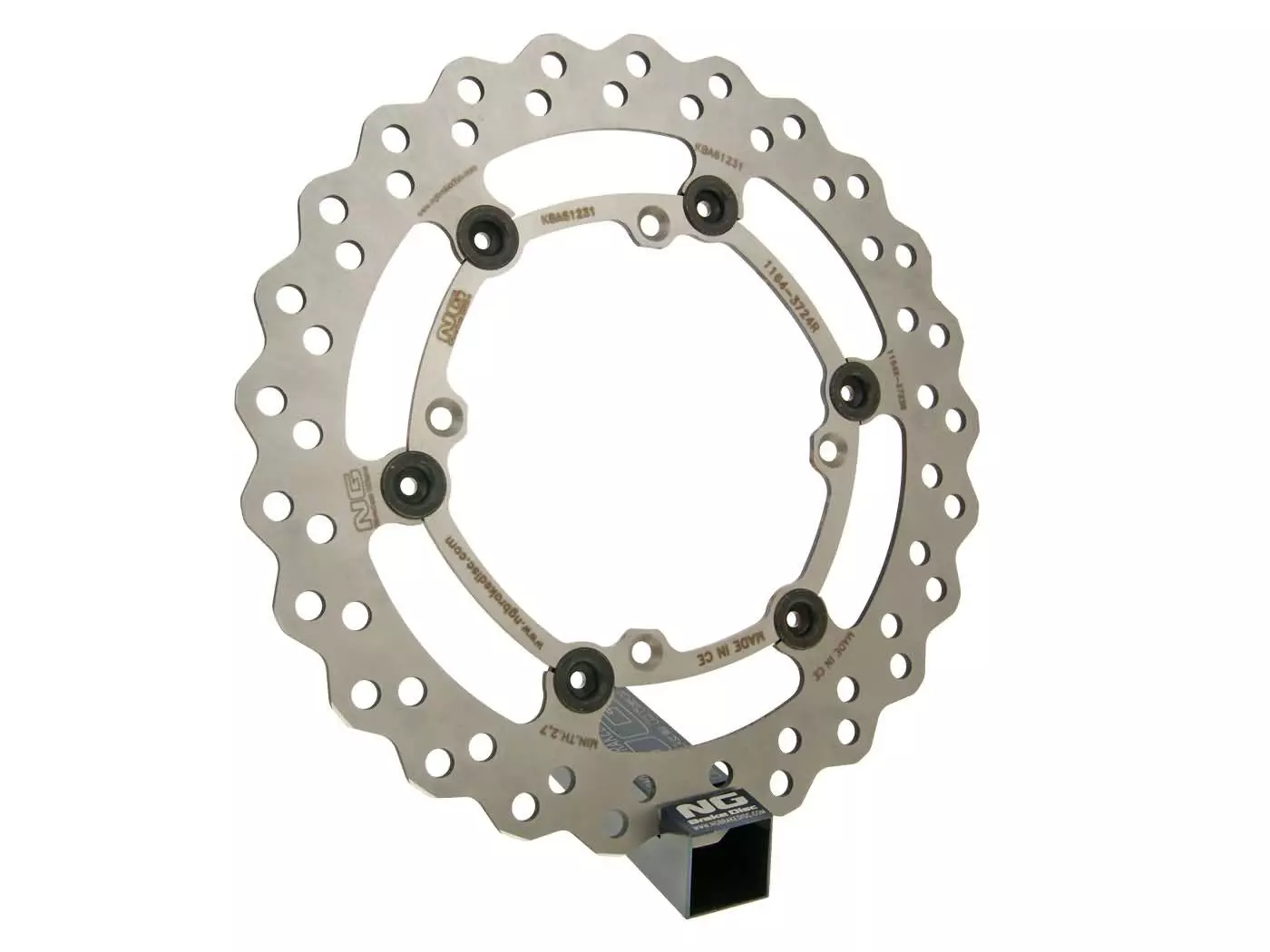 Buy now: Brake Disc NG Wavy Floating Type For Husqvarna, Beta RR Front Brake Disc NG Wavy Floating Type For Husqvarna, Beta RR Front
