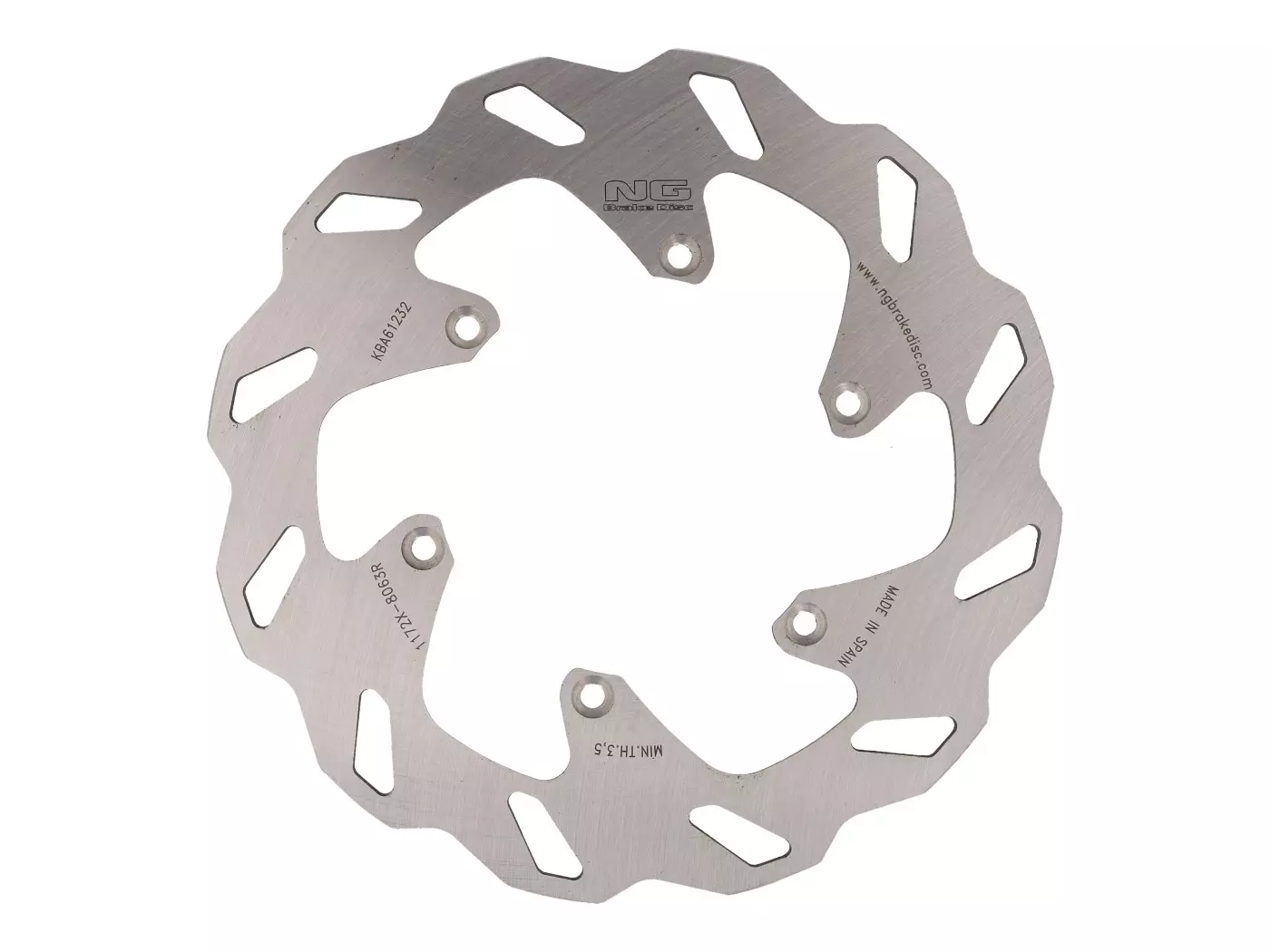 Buy now: Brake Disc NG Wavy For KTM SMC, Supermoto, LC8 Adventure Rear Brake Disc NG Wavy For KTM SMC, Supermoto, LC8 Adventure Rear