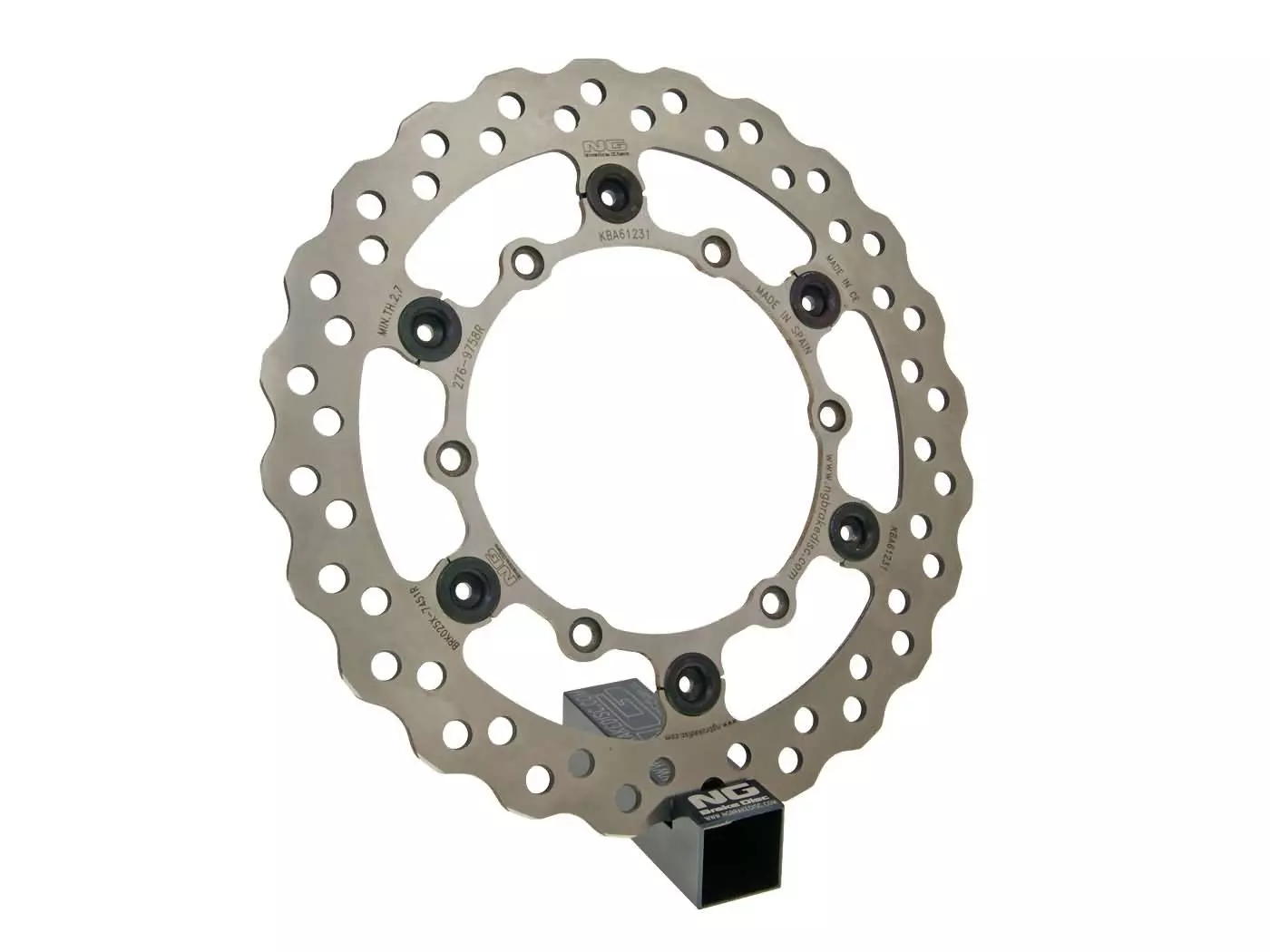 Brake Disc NG Wavy Floating Type For Suzuki RM, RMZ, DRZ, Yamaha YZ, YZF, WR Front