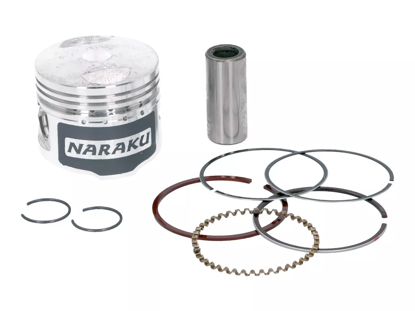 Piston Set Naraku 50cc 39mm CNC Milled Piston Skirt Grooves For 139QMB/QMA  = NK100.71.2