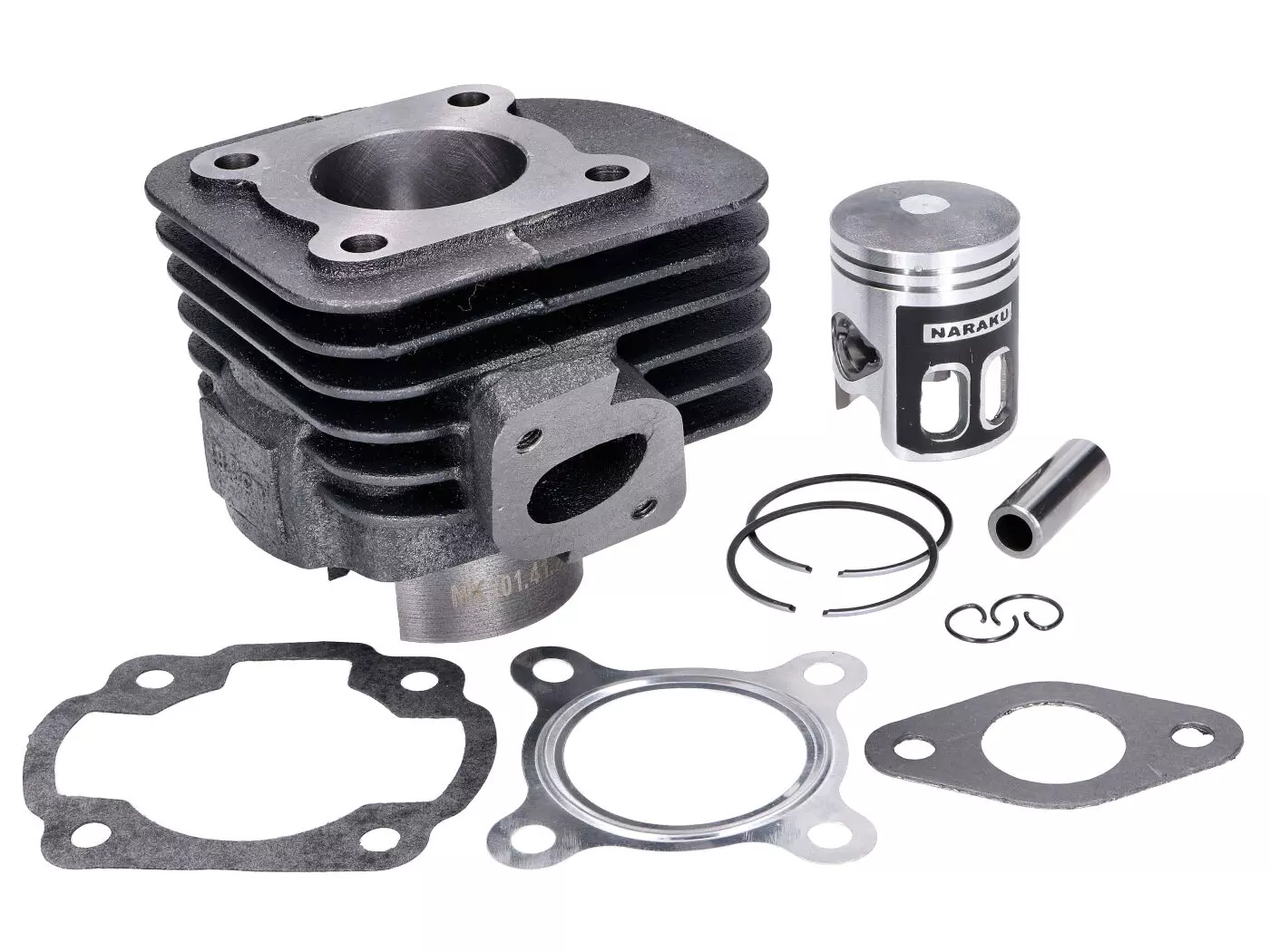 Cylinder Kit Naraku V.2 50cc 12mm Piston Pin, Straight Type For 1E40QMB (E2)