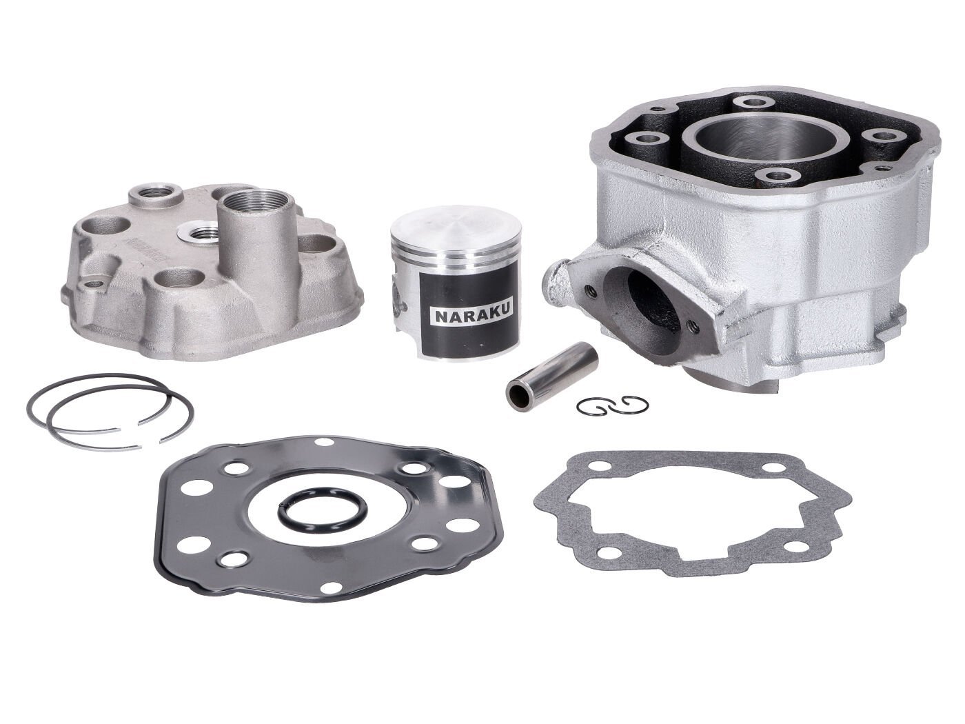 Cylinder Kit Naraku V.2 70cc For Derbi Senda, GPR, GSM, SMT, RCR, Zulu, EBE, EBS