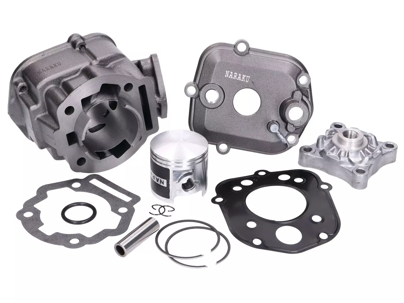 Cylinder Kit Naraku V.2 70cc Incl. Cylinder Head For Piaggio / Derbi D50B Euro4