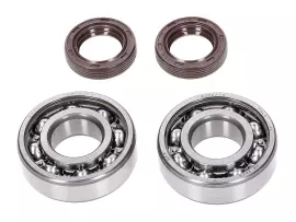 Crankshaft Bearing Set Naraku SKF / FKM Premium C4 Metal Cage For Peugeot Horizontal