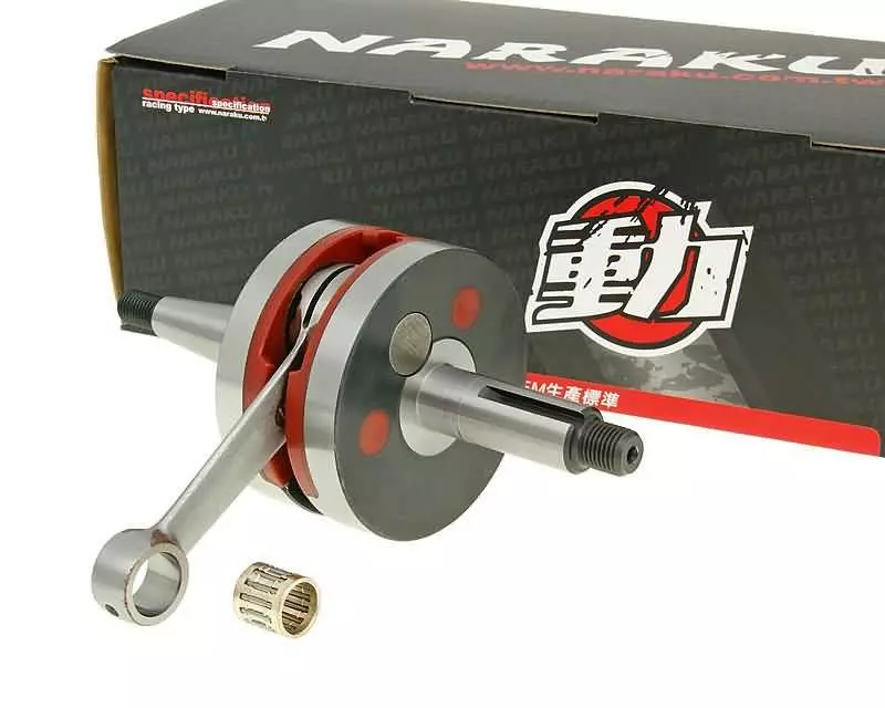 Crankshaft Naraku Racing HPC For Minarelli AM6, Generic, KSR-Moto, Keeway, Motobi, Ride, CPI, 1E40MA, 1E40MB