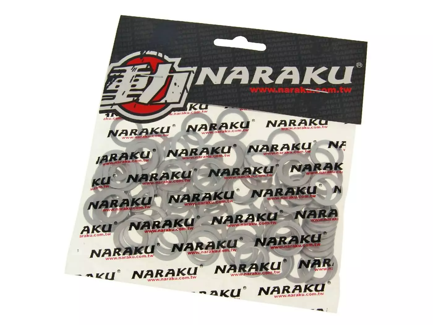 Aluminum Seal Rings Naraku 12x18x1.5mm 100 Pcs