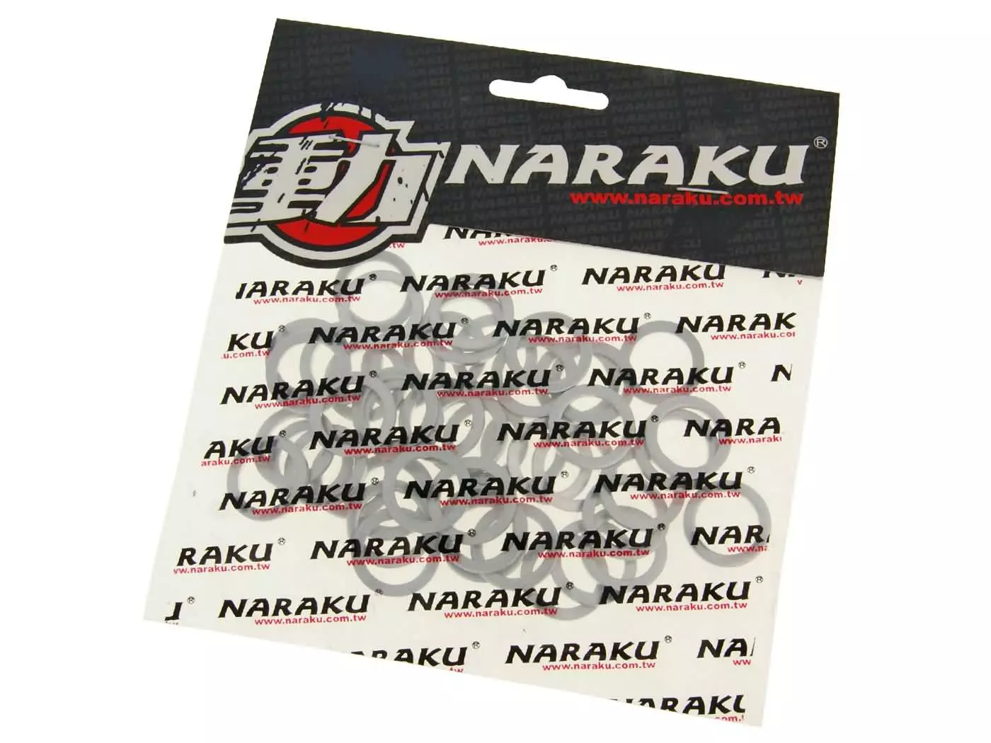 Aluminum Seal Rings Naraku 14x20x1.5mm 50 Pcs