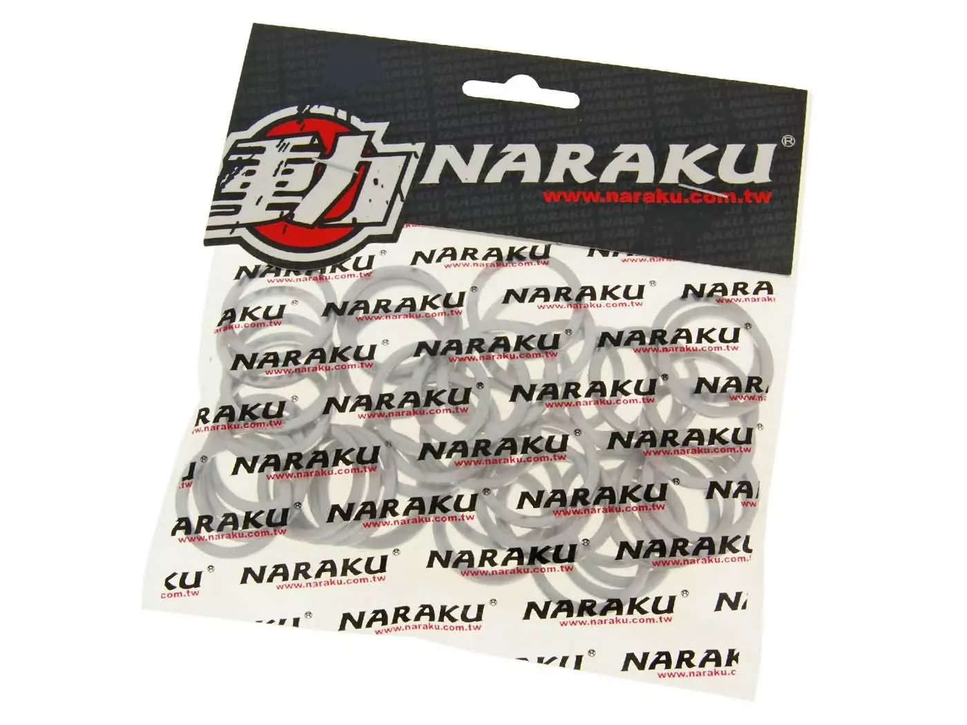 Aluminum Seal Rings Naraku 22x28x1.5mm 50 Pcs