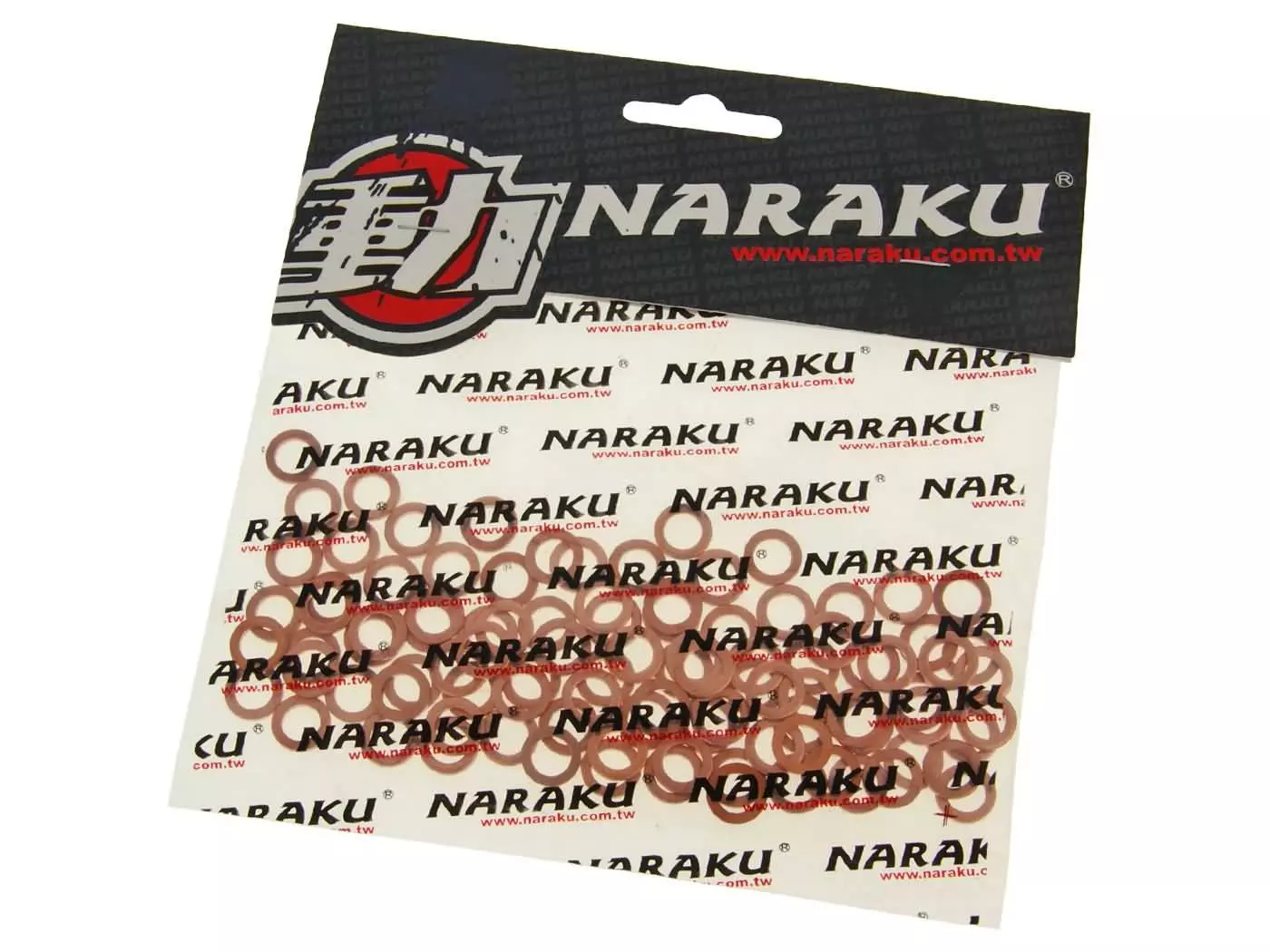 Copper Seal Rings Naraku 6x10x1.5mm 100 Pcs