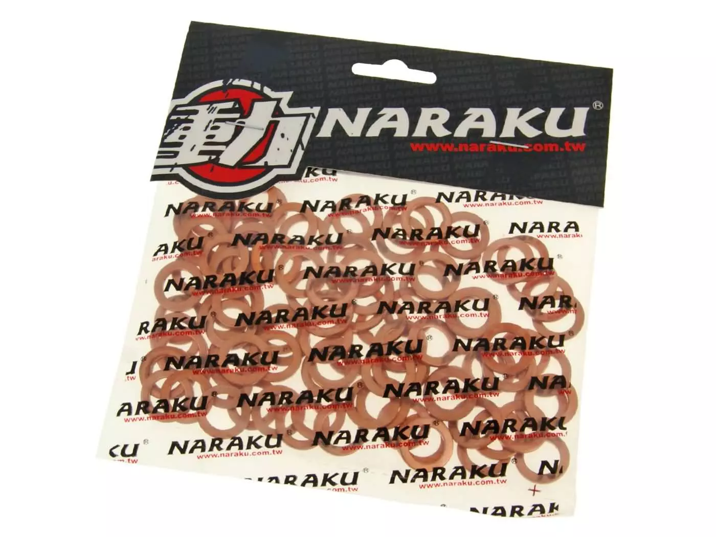 Copper Seal Rings Naraku 10x16x1.5mm 100 Pcs