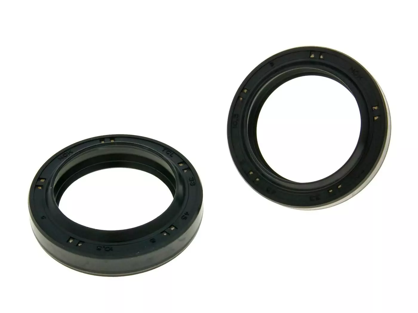 Front Fork Oil Seal Set 33x45x8/10.5 For MBK, Yamaha