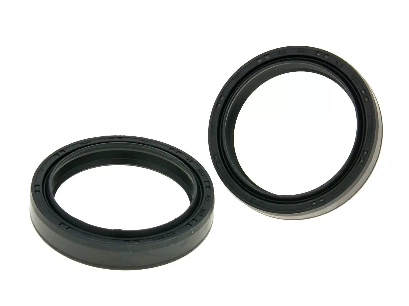 Buy now: Front Fork Oil Seal Set 43x55.1x9.5/10 For Honda, Kawasaki, Suzuki, Yamaha Front Fork Oil Seal Set 43x55.1x9.5/10 For Honda, Kawasaki, Suzuki, Yamaha