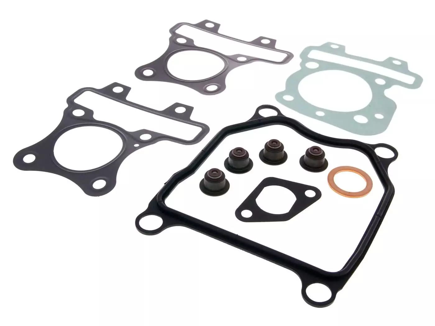 Buy now: Cylinder Gasket Set Top End For Aprilia, Vespa 50 4-stroke 4-valve Cylinder Gasket Set Top End For Aprilia, Vespa 50 4-stroke 4-valve
