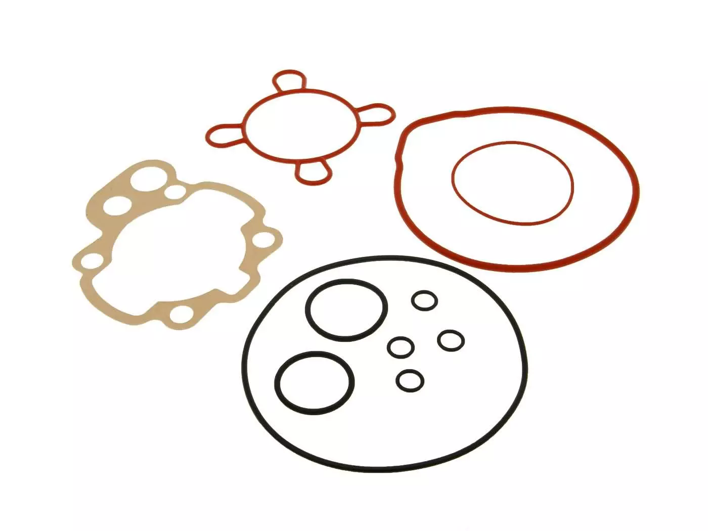 Cylinder Gasket Set Top End For Minarelli AM 50cc, Generic, KSR-Moto, Keeway, Motobi, Ride, CPI, 1E40MA, 1E40MB