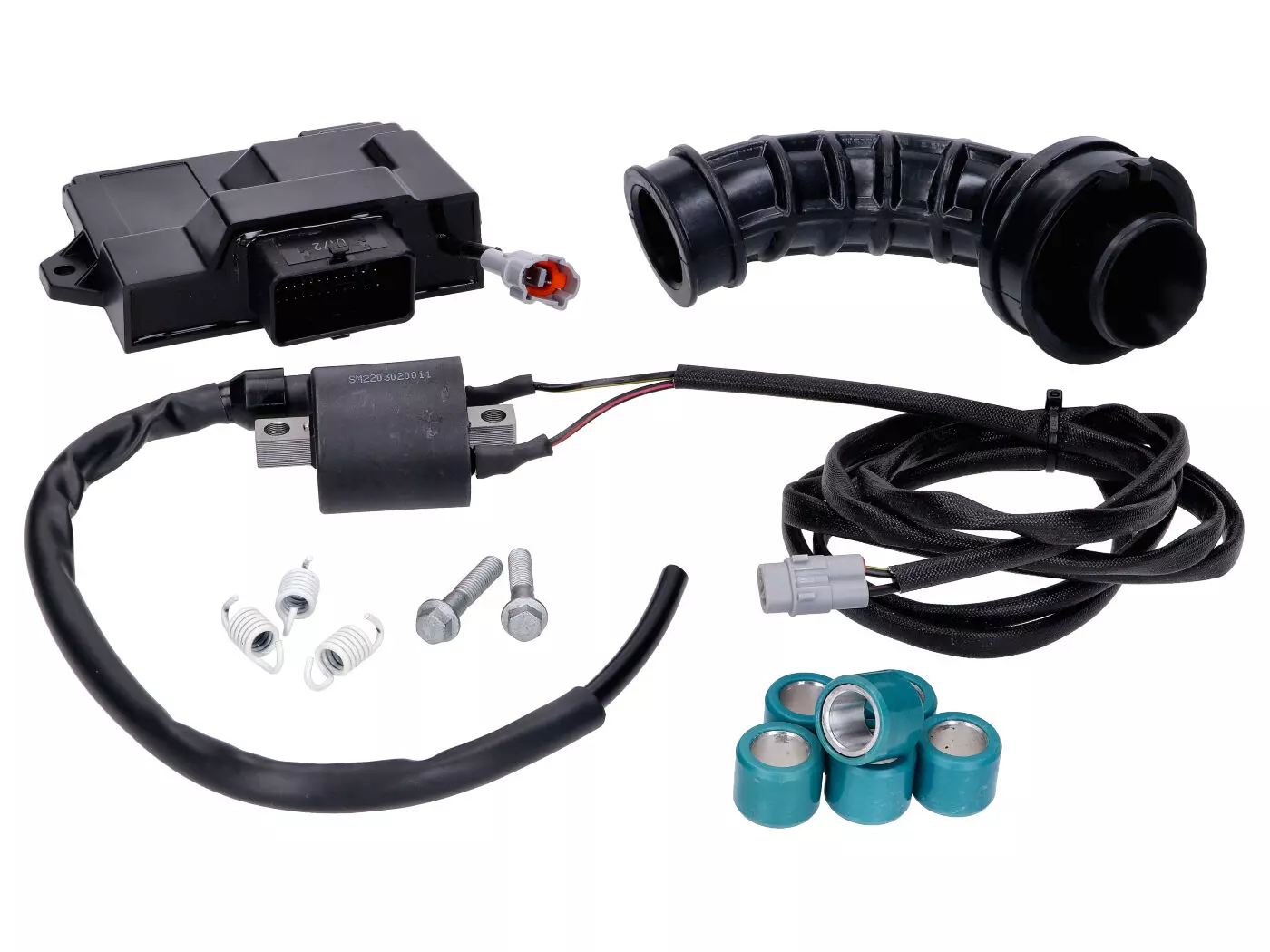 Derestriction Kit With ECU / CDI Unit Naraku For Piaggio Liberty, Zip, Vespa Primavera Euro5