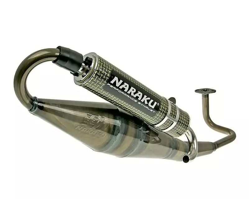 Exhaust Naraku Crossover Clear Coating/yellow-carbon