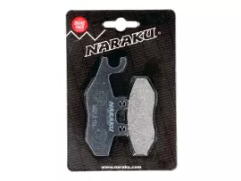 Brake Pads Naraku Organic For Piaggio X7, X9, X-Evo, MP3, Vespa 946, GTS, GTV