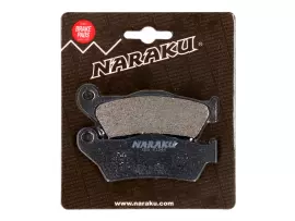 Brake Pads Naraku Organic For MBK Skyliner, Yamaha Majesty, Piaggio X9, Gilera Nexus, GP800, Suzuki UH Burgman 125, 150