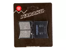 Brake Pads Naraku Organic For Aprilia SR50, Scarabeo, Baotian BT49QT