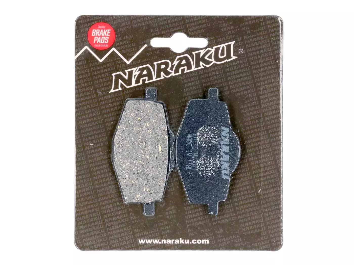 Brake Pads Naraku Organic For Yamaha Cygnus, TZR, MBK Flame, X-Power