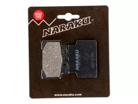 Brake Pads Naraku Organic For Aprilia Scarabeo 100, Leonardo