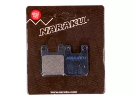 Brake Pads Naraku Organic For Derbi, Gilera, Italjet, Peugeot