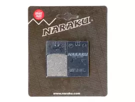 Brake Pads Naraku Organic For Malaguti F12 Phantom, Crosser, Simson S51 (with Front Disc Brake), S53, S83