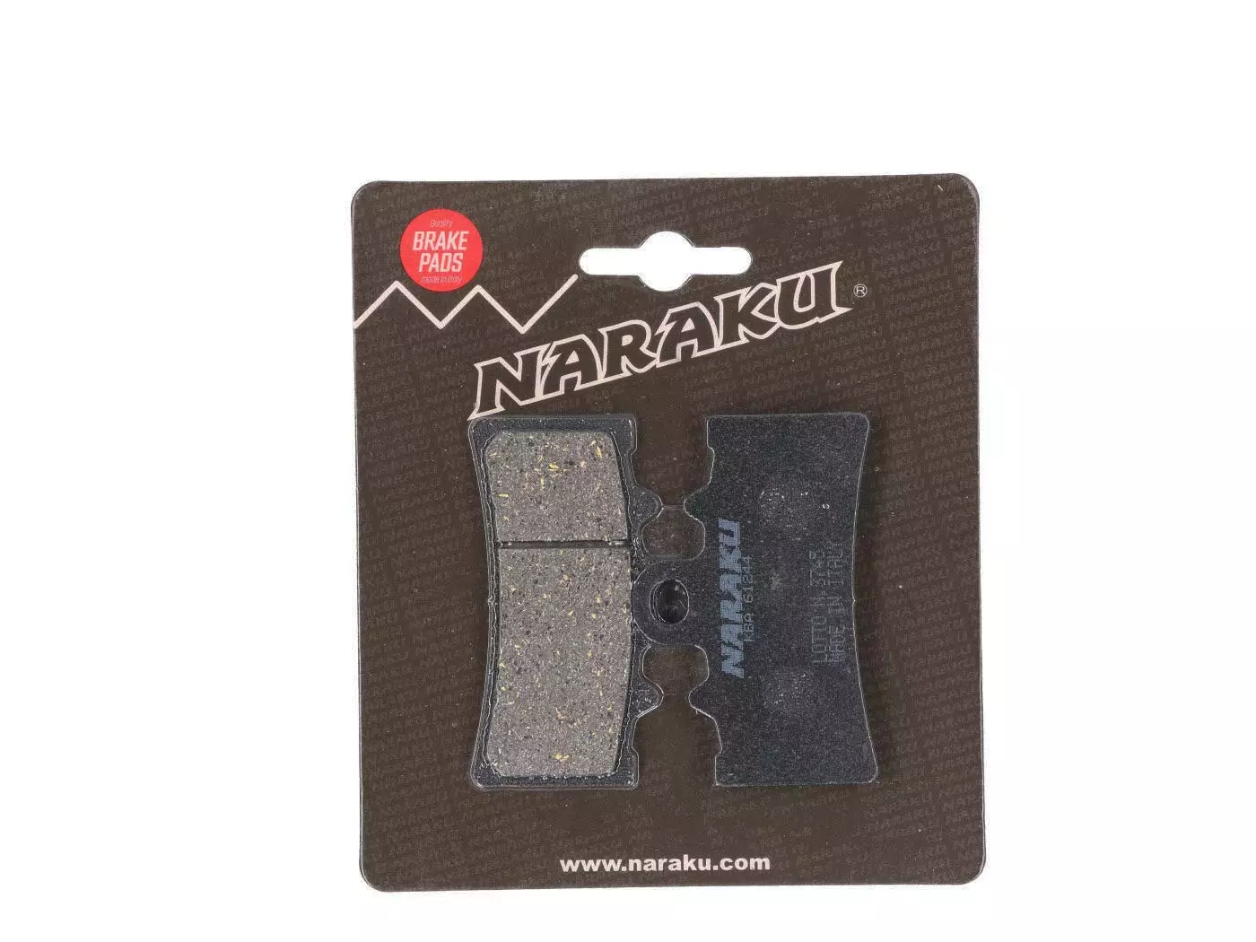 Brake Pads Naraku Organic, Front For KTM Duke, RC 125, 200, 390