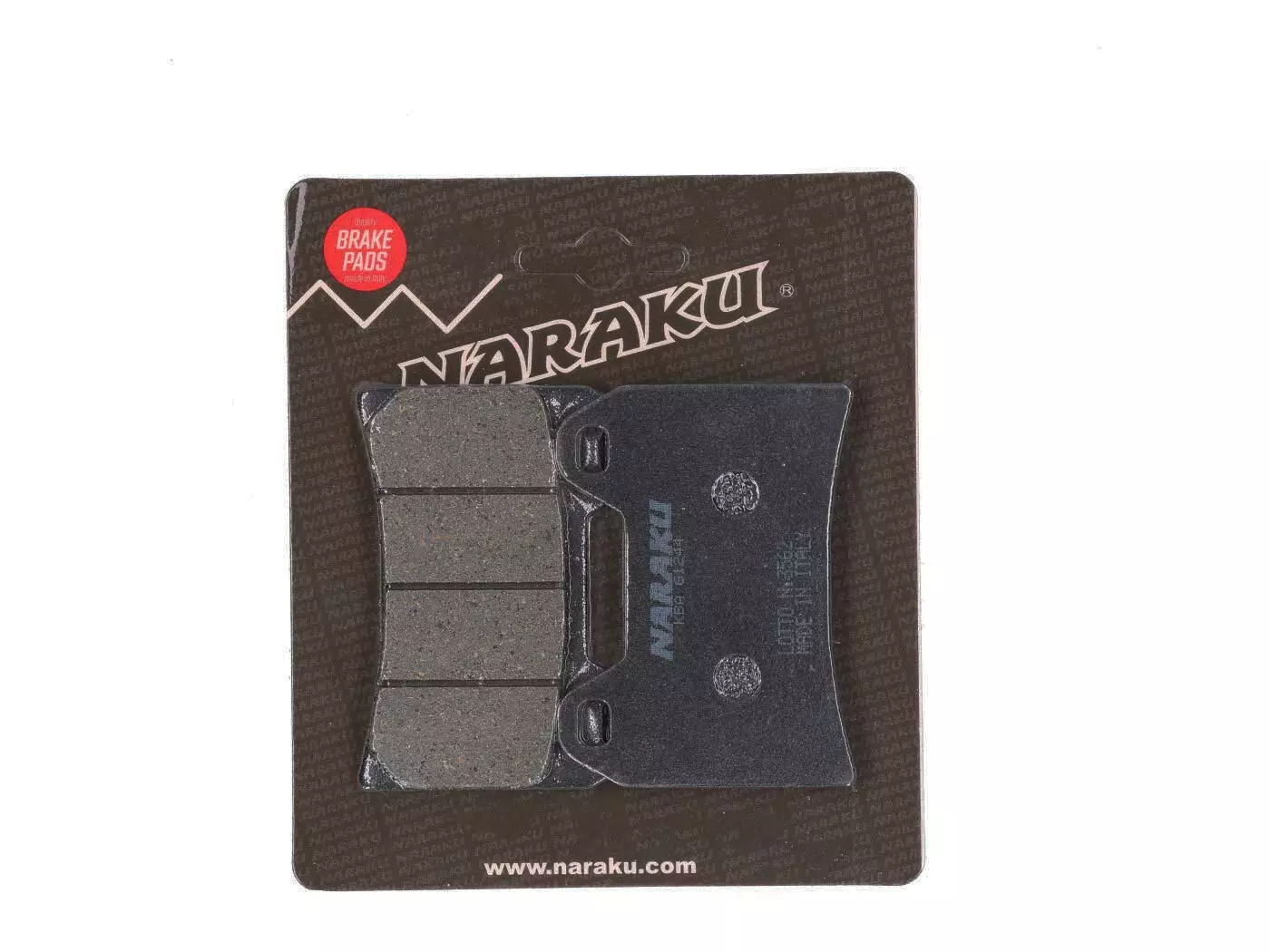 Brake Pads Naraku Organic For Aprilia, BMW, Ducati, KTM, Moto Guzzi