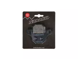 Brake Pads Naraku Organic For Aprilia RS4, Derbi GPR, Motorhispania RX, Pegasus R50X, Rieju MRT