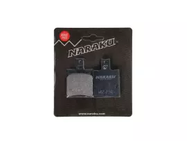 Brake Pads Naraku Organic For Aprilia AF1, RS 125, Keeway, Hyosung Boomer