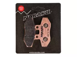 Brake Pads Naraku Sintered For MBK Flame XC125, Yamaha Cygnus XC125