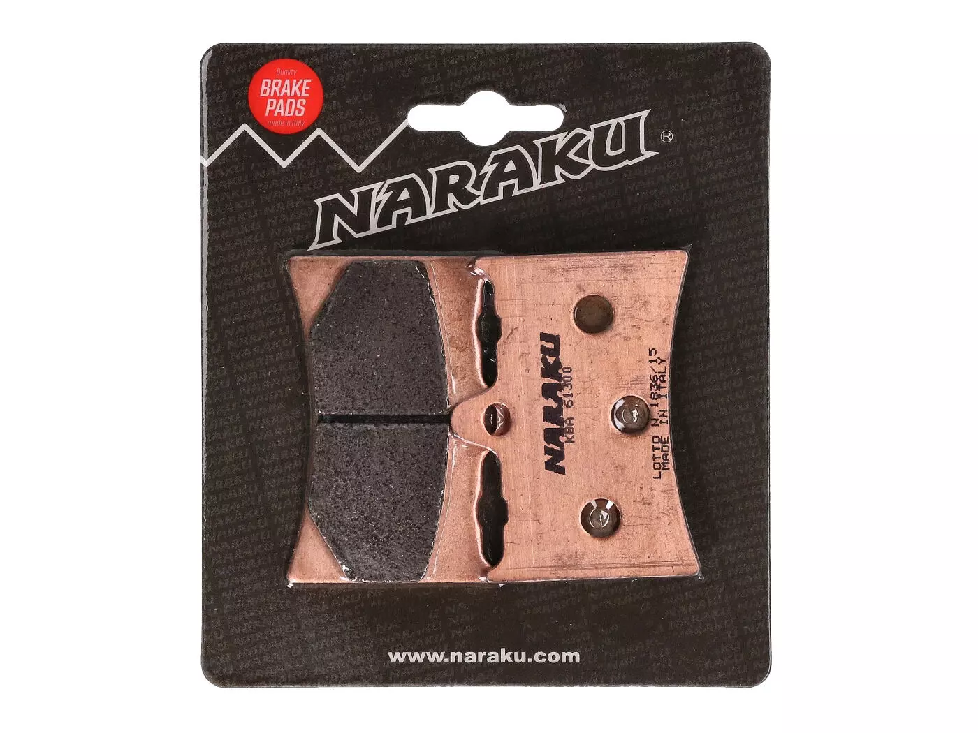 Brake Pads Naraku Sintered For Aprilia AF1 Futura 125, RS 125