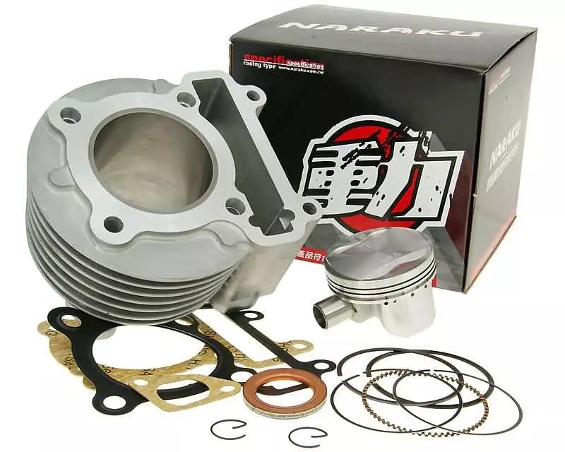 Cylinder Kit Naraku 155cc Forged Piston For Yamaha Cygnus, BWs 5ML 4V