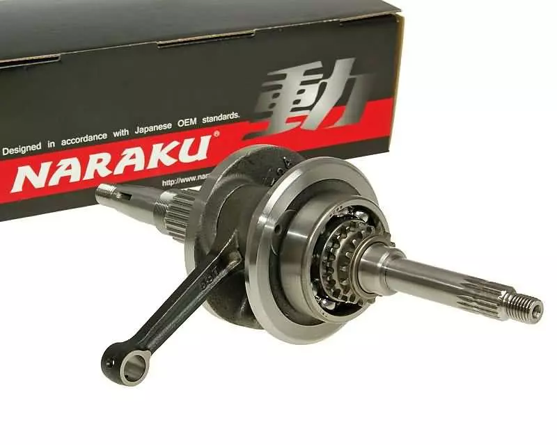 Crankshaft Naraku For Yamaha Aerox, Giggle (C3), Neos, Vino, MBK Booster X, Nitro, Ovetto 50 LC 4-stroke