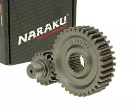 Secondary Transmission Gear Up Kit Naraku Racing 18/36 +35% For GY6 125/150cc 152/157QMI