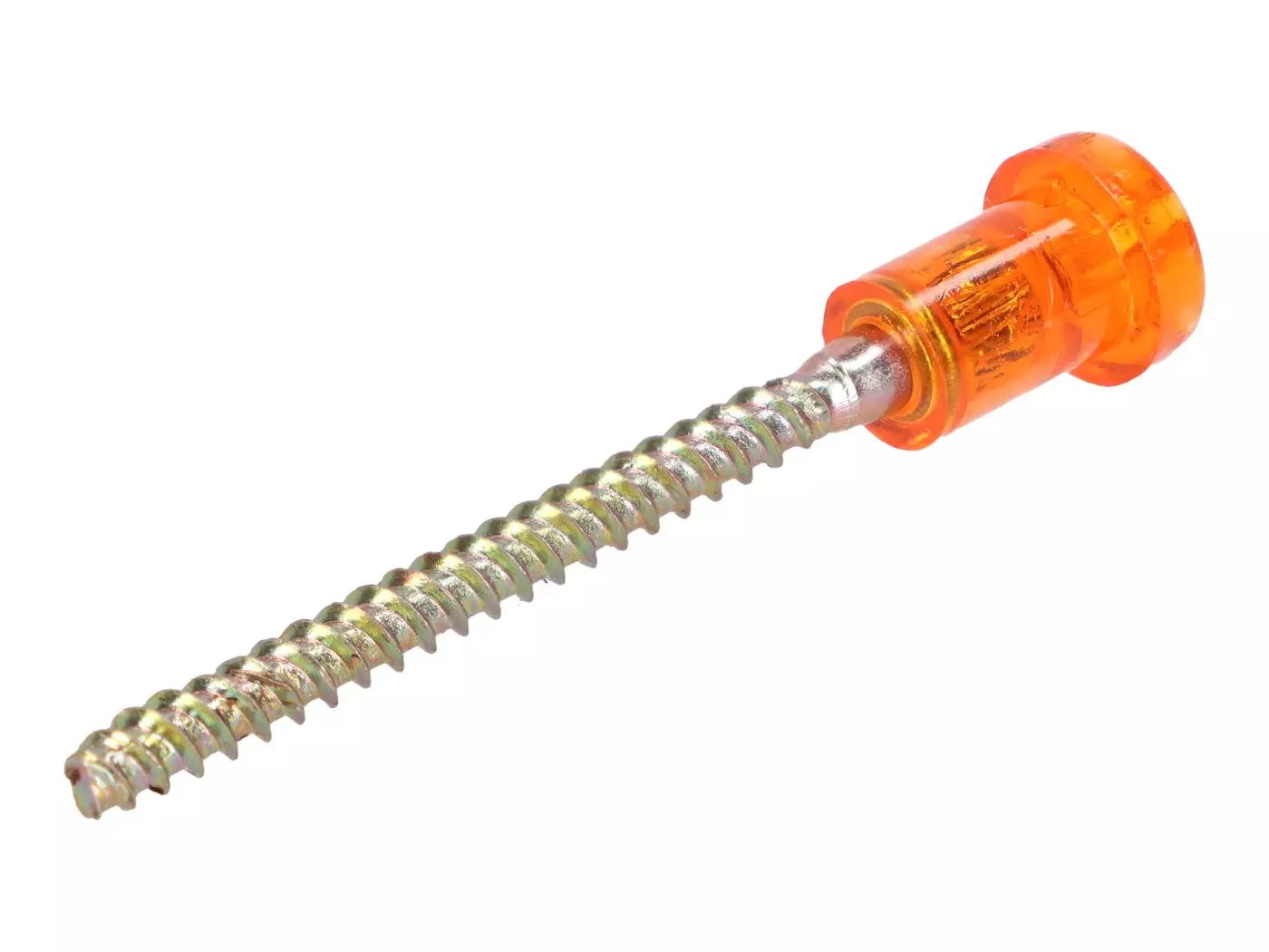 Buy now: Turn Signal Lens Bolt OEM Orange For Piaggio Ape 218, 220, 422 Turn Signal Lens Bolt OEM Orange For Piaggio Ape 218, 220, 422