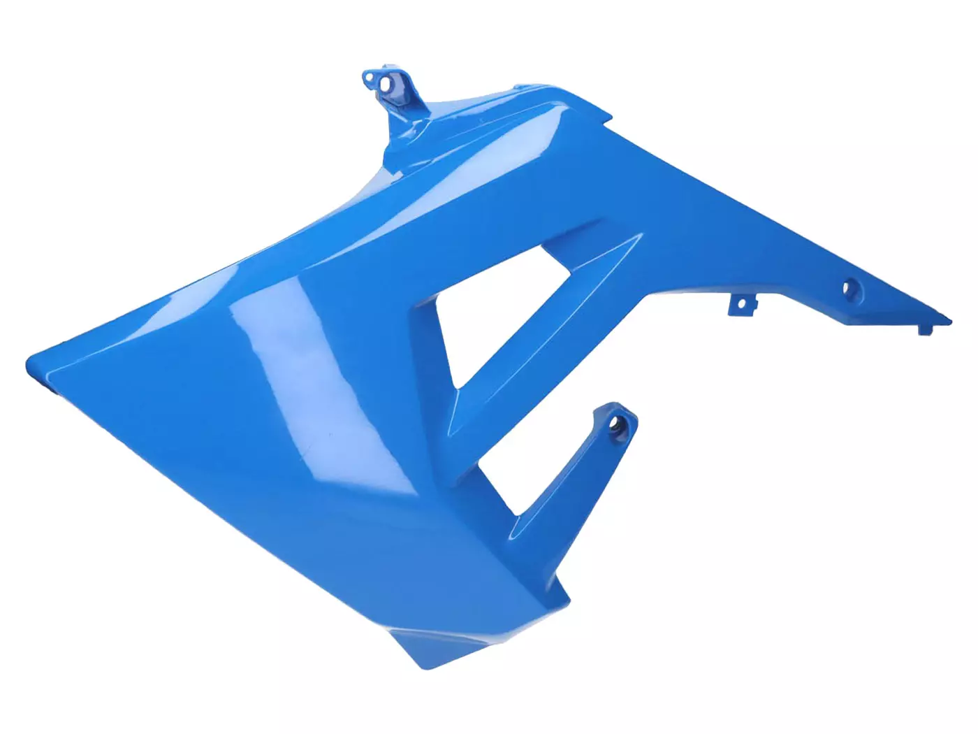 Fuel Tank Cover Left OEM Blue For Derbi Senda R 50, Senda SM 50 X-Treme Euro4 2018