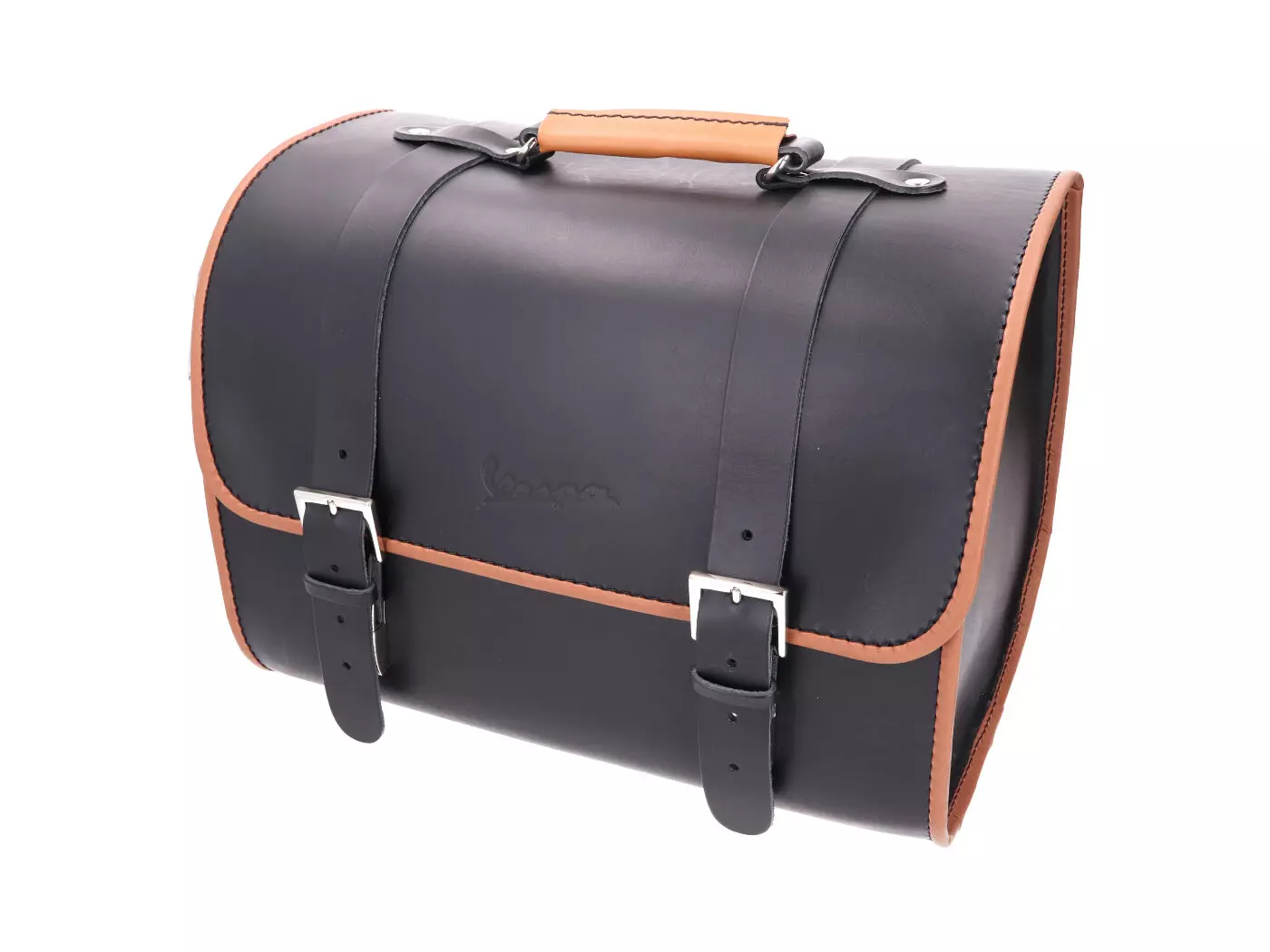 Leather Case Vespa Black Approx. 30 Liters