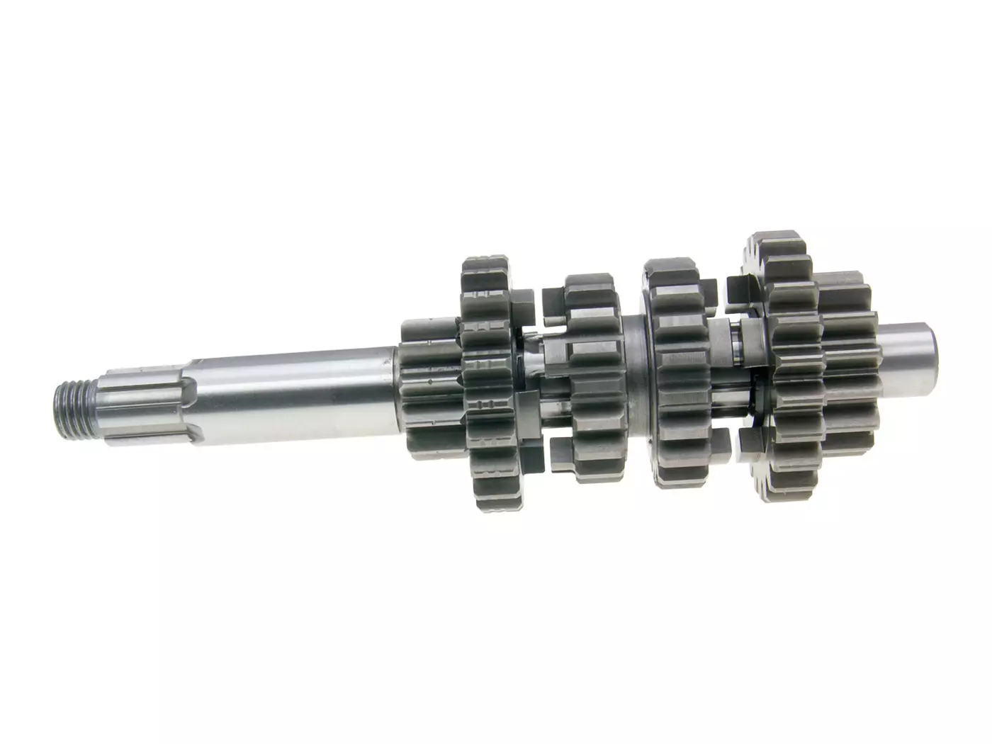 Transmission Main Shaft OEM For Piaggio / Derbi Engines D50B0, EBE, EBS