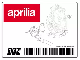 Seitenverkl.li.hi APRILIA Weiß