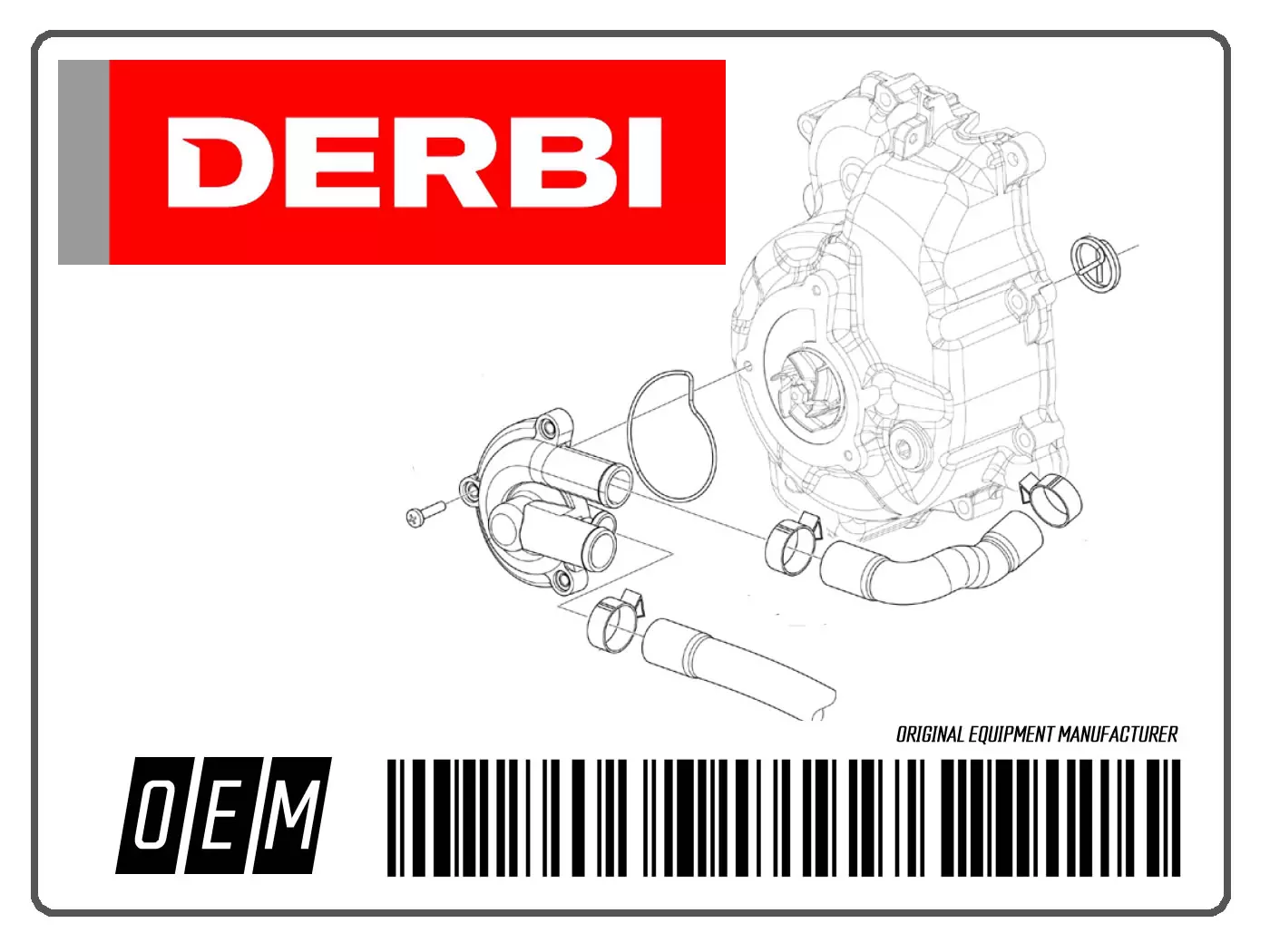 Schlosssatz DERBI DRD 125