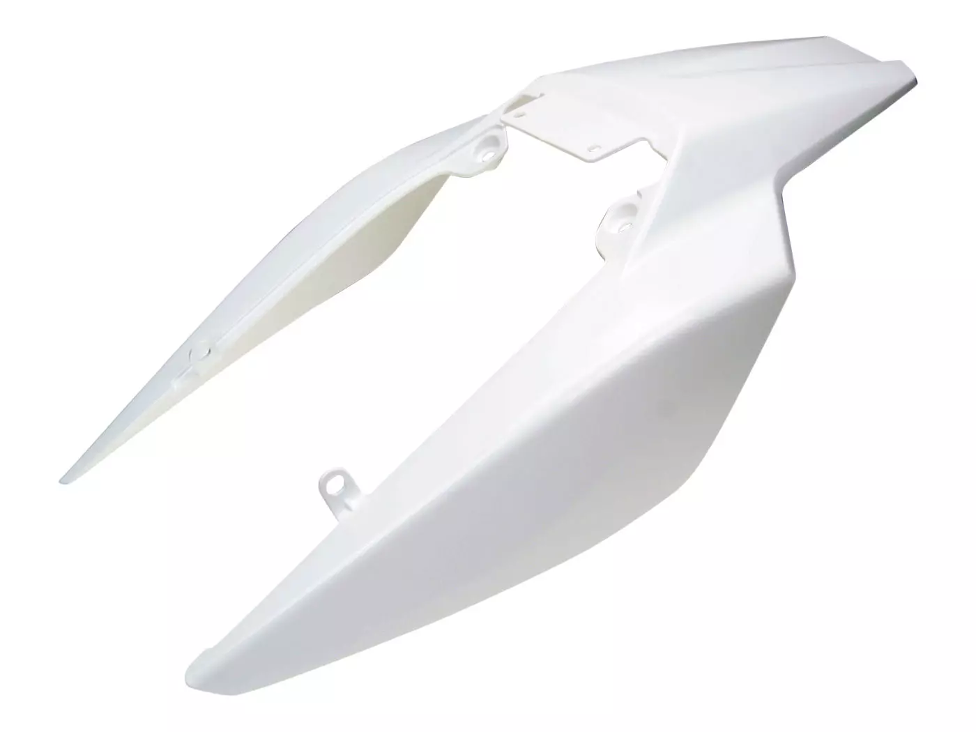 Rear Panel OEM White For Derbi Senda 2011-, Gilera RCR, SMT 2011