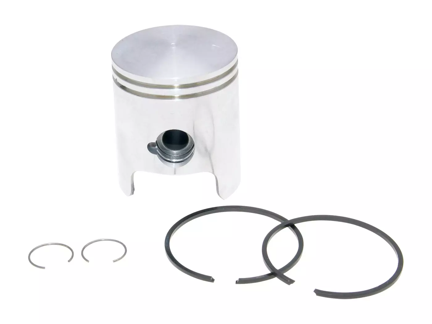 Piston Kit (C) OEM For Piaggio / Derbi Engine D50B0 (cast Iron Cylinder)