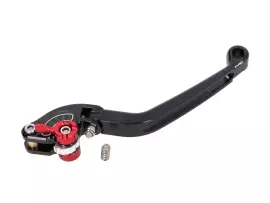 Front Brake Lever Puig 2.0 Adjustable, Folding - Black Red